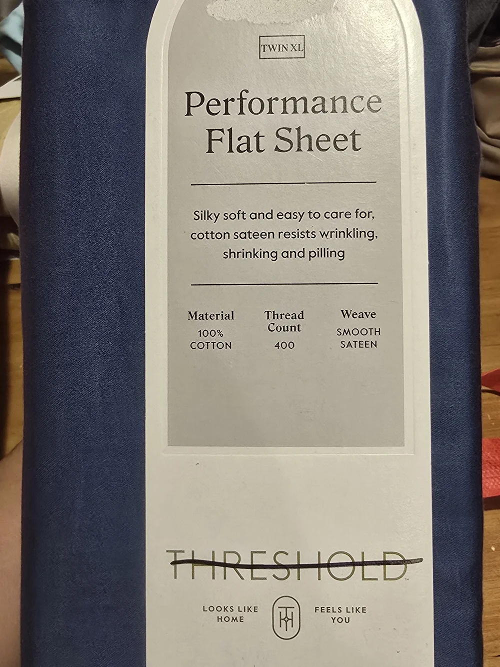 Threshold Performance Flat Sheet - Navy